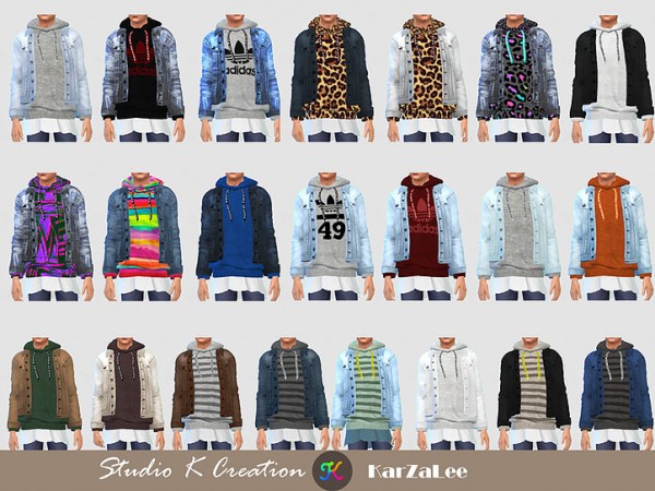  Studio K Creation: Jeans Jacket hoodie top