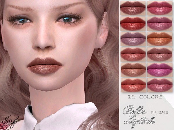  The Sims Resource: Bella Lipstick N.143 by IzzieMcFire
