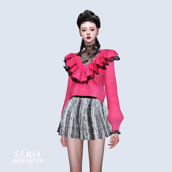 SIMS4 Marigold: Sha Frill Sweater