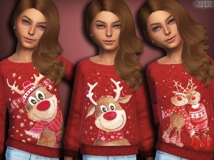 Kenzar Sims: Sollege Sweater • Sims 4 Downloads