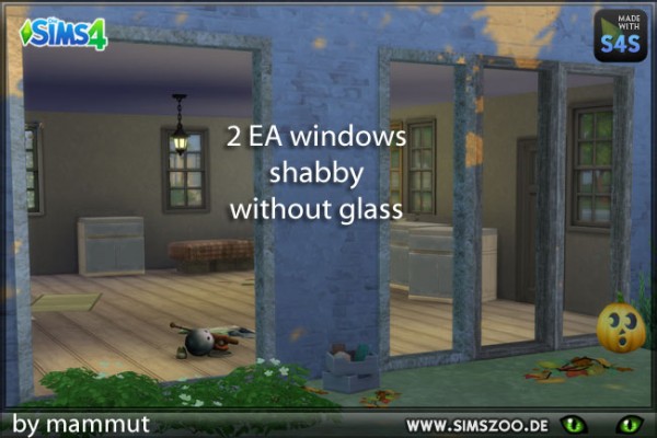  Blackys Sims 4 Zoo: Windows no Glass by mammut