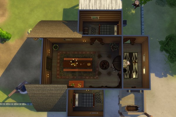  Blackys Sims 4 Zoo: Viking House Meryane by Meryane