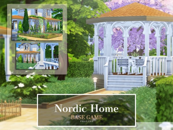  The Sims Resource: Nordic House by Pralinesims