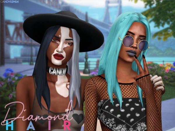  Candy Sims 4: Diamond Hairstyle