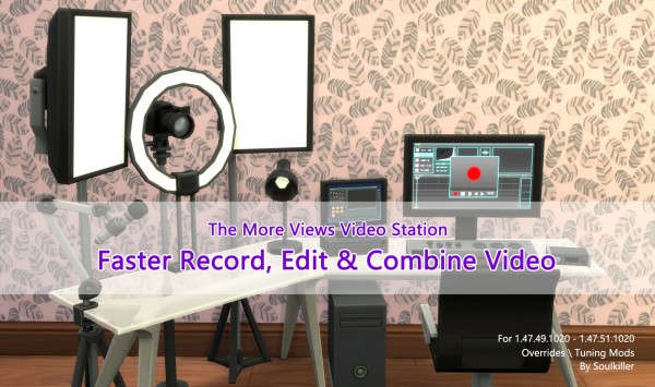  Mod The Sims: Video Station Faster Record by soulkille