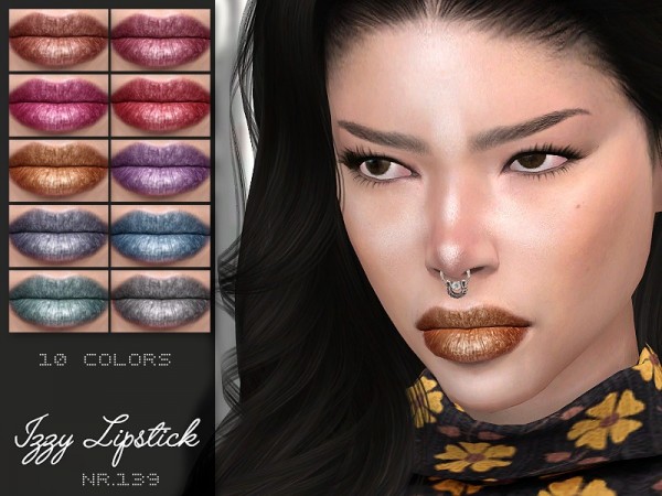  The Sims Resource: Lipstick N.139 by IzzieMcFire
