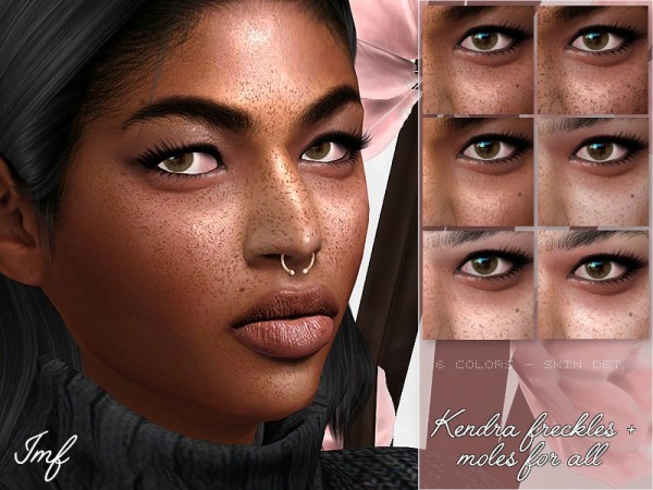 The Sims Resource: Kendra Moles and Freckles by IzzieMcFire
