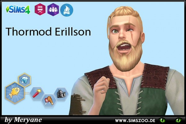  Blackys Sims 4 Zoo: Thormod Erillson by Meryane