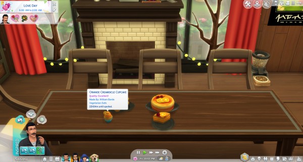  Mod The Sims: Orange Recipes   Orange Cupcake and Orange Plum Cake by icemunmun