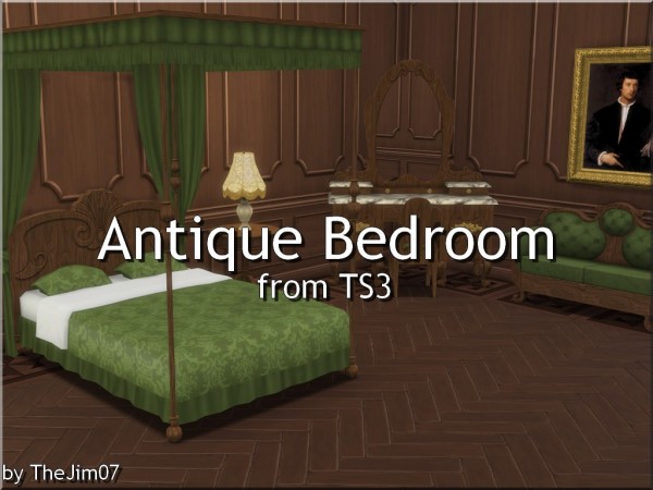  Mod The Sims: Antique Bedroom by TheJim07