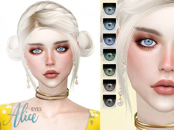  The Sims Resource: Alice  Eyes by Screaming Mustard