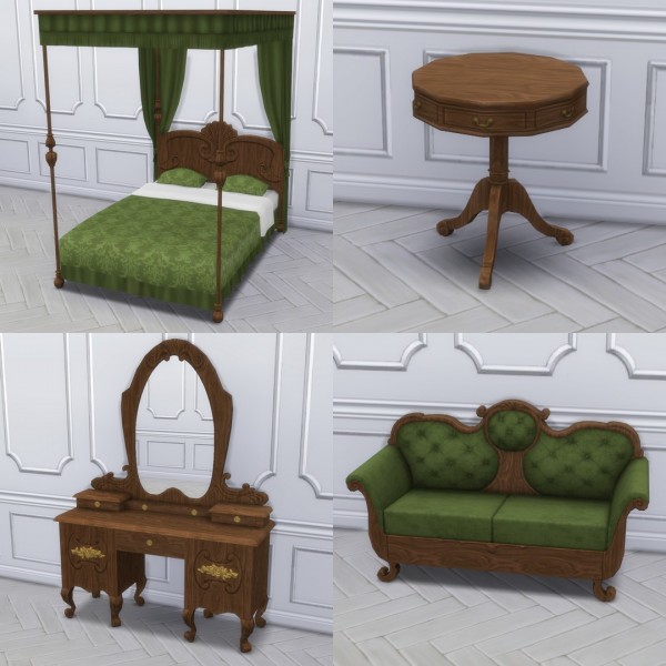  Mod The Sims: Antique Bedroom by TheJim07