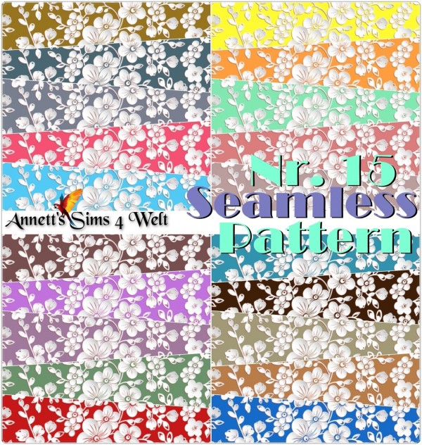  Annett`s Sims 4 Welt: Seamless Pattern   Nr. 15