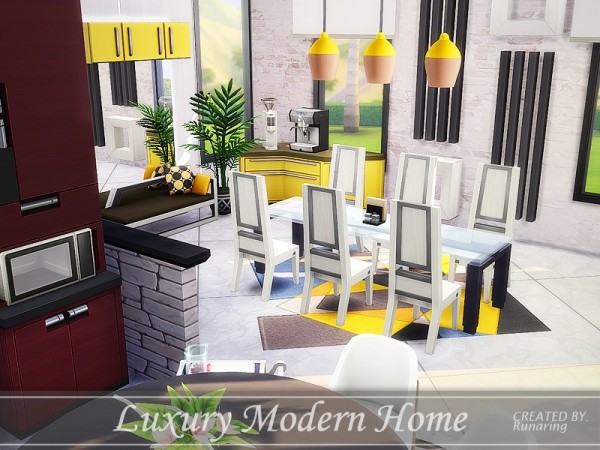  The Sims Resource: Luxury Modern Home No cc by Runaring