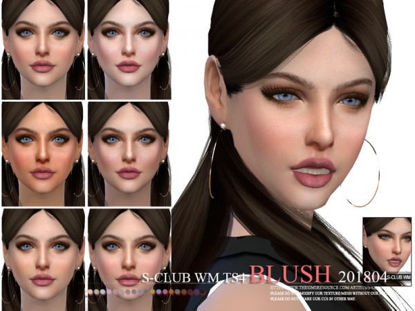  The Sims Resource: Blush 201804 by S Club