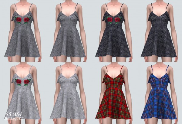 SIMS4 Marigold: Rose Mini Dress • Sims 4 Downloads