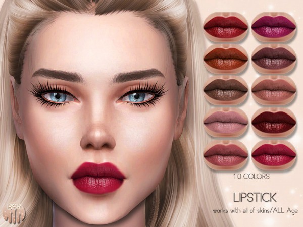  The Sims Resource: Realistic Lipstick BM06 by busra tr