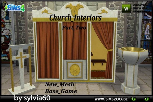  Blackys Sims 4 Zoo: Church Interiors 2 by sylvia60