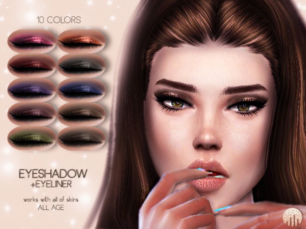  The Sims Resource: Eyeshadow BS01 by busra tr