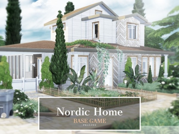  The Sims Resource: Nordic House by Pralinesims