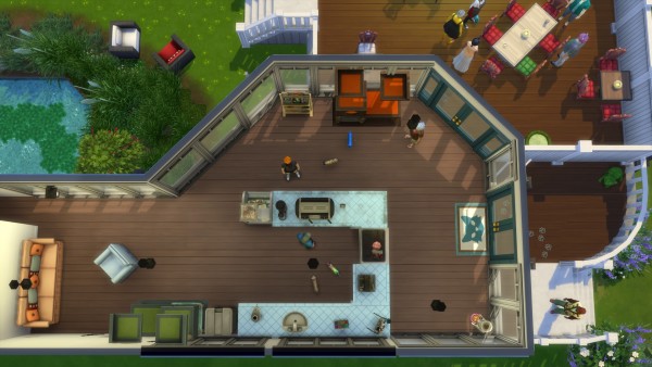  Mod The Sims: Meow caccino: A Fully Functional Cat Cafe by Mikkiness