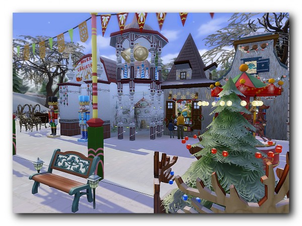  Architectural tricks from Dalila: New Year Simsland