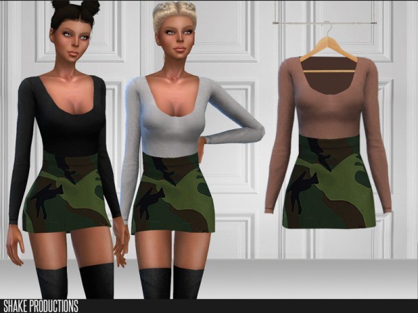  The Sims Resource: Dress 210 by ShakeProductions