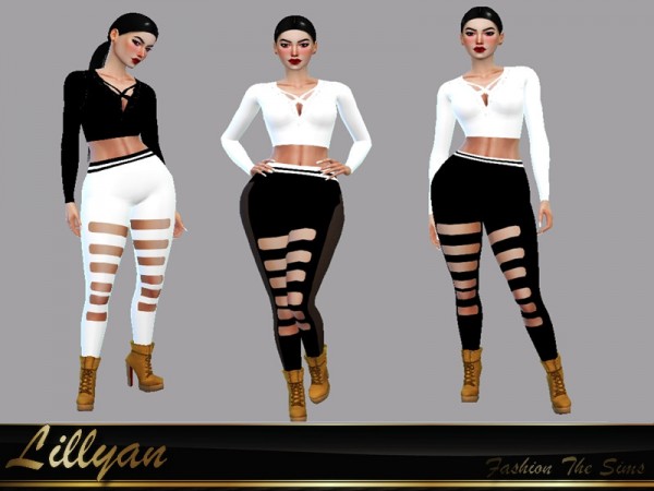  The Sims Resource: Leggings Helleonor by LYLLYAN