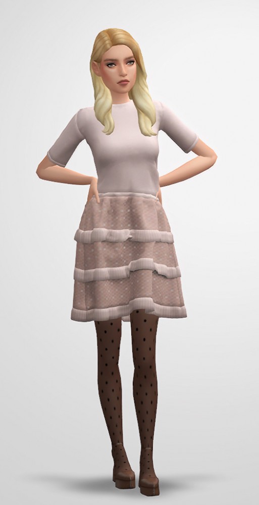 Nyuska: Red Dress • Sims 4 Downloads