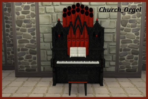  Blackys Sims 4 Zoo: Church Orgel by sylvia60
