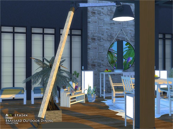  The Sims Resource: Brassard Outdoor Dining by ArtVitalex