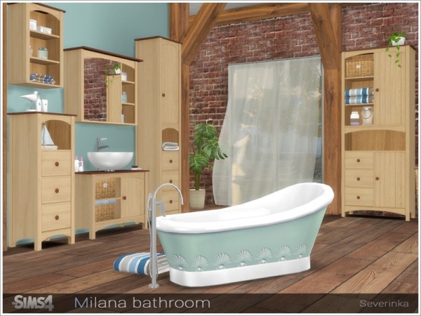  The Sims Resource: Milana bathroom by Severinka
