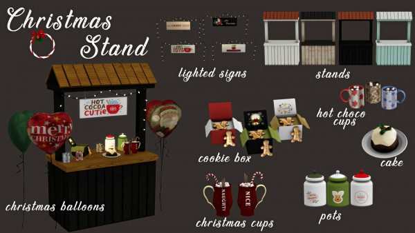  Leo 4 Sims: Christmas Stand