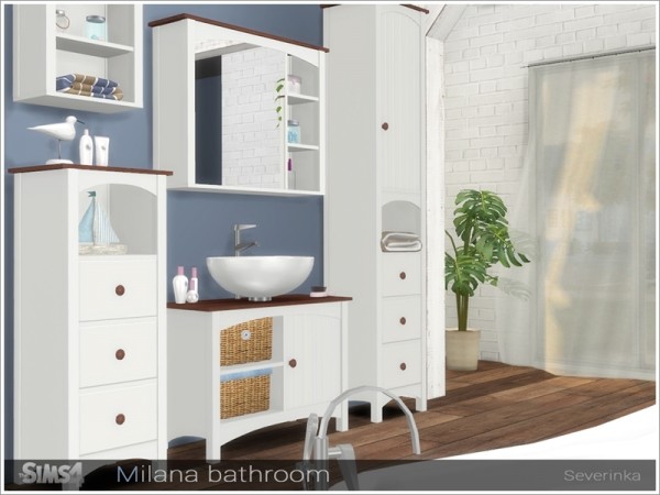  The Sims Resource: Milana bathroom by Severinka