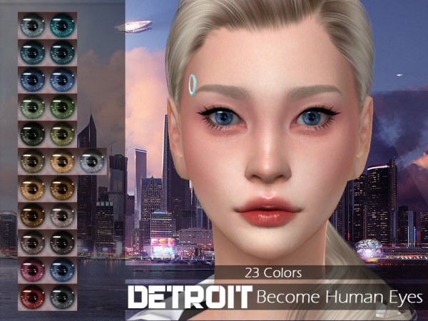  The Sims Resource: Detroit Become Human Eyes by Lisaminicatsims