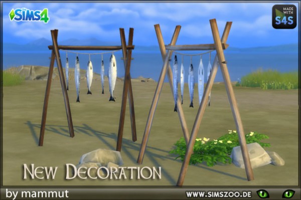  Blackys Sims 4 Zoo: Fishrack by mammut