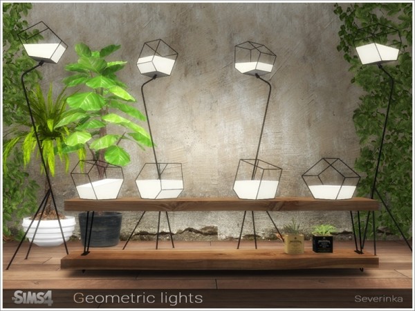  The Sims Resource: Geometric lights by Severinka