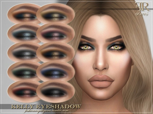  The Sims Resource: Kelly Eyeshadow by FashionRoyaltySims