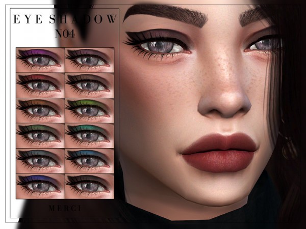 The Sims Resource: Eyeshadow N04 by Merci