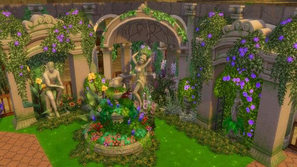  Mod The Sims: Hanging Gardens of Babylon (No CC) by Oo NURSE oO