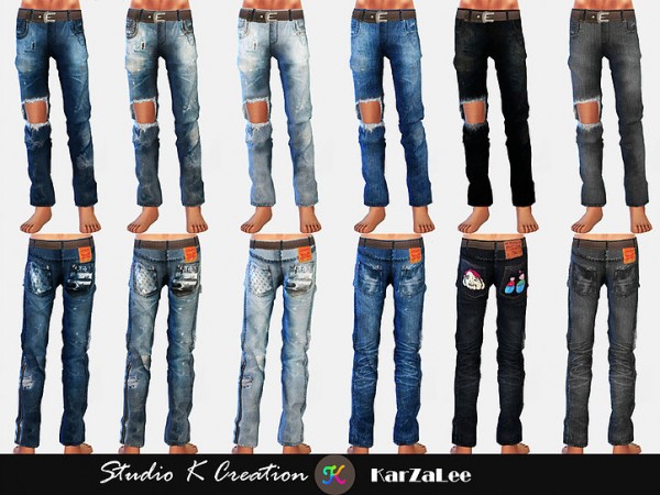 Studio K Creation: Giruto 70 ripped jeans