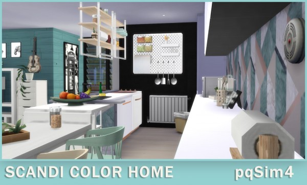 PQSims4: Scandi Color Home