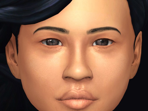  The Sims Resource: Realistic monolid overlay (Asian eyelid) by lilotea