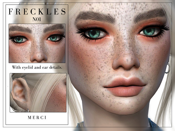  The Sims Resource: Freckles N01 by Merci