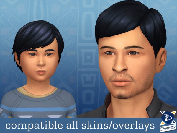  The Sims Resource: Realistic monolid overlay (Asian eyelid) by lilotea