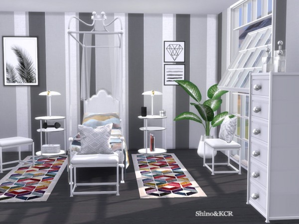  The Sims Resource: Single Bedroom Liz by ShinoKCR