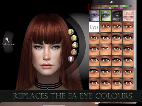  The Sims Resource: Minigene Eyes by RemusSirion