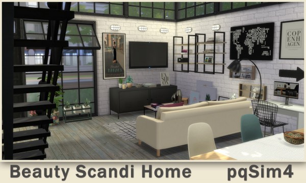 PQSims4: Beauty Scandi Home