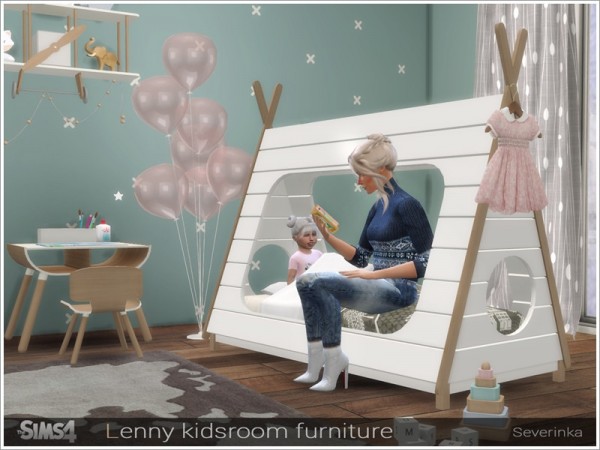 The Sims Resource: Lenny kidsroom furniture by Severinka