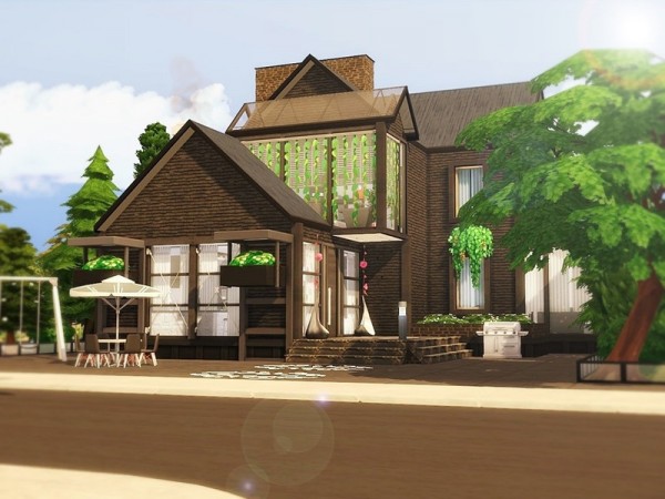  The Sims Resource: Golden Life House by MychQQQ